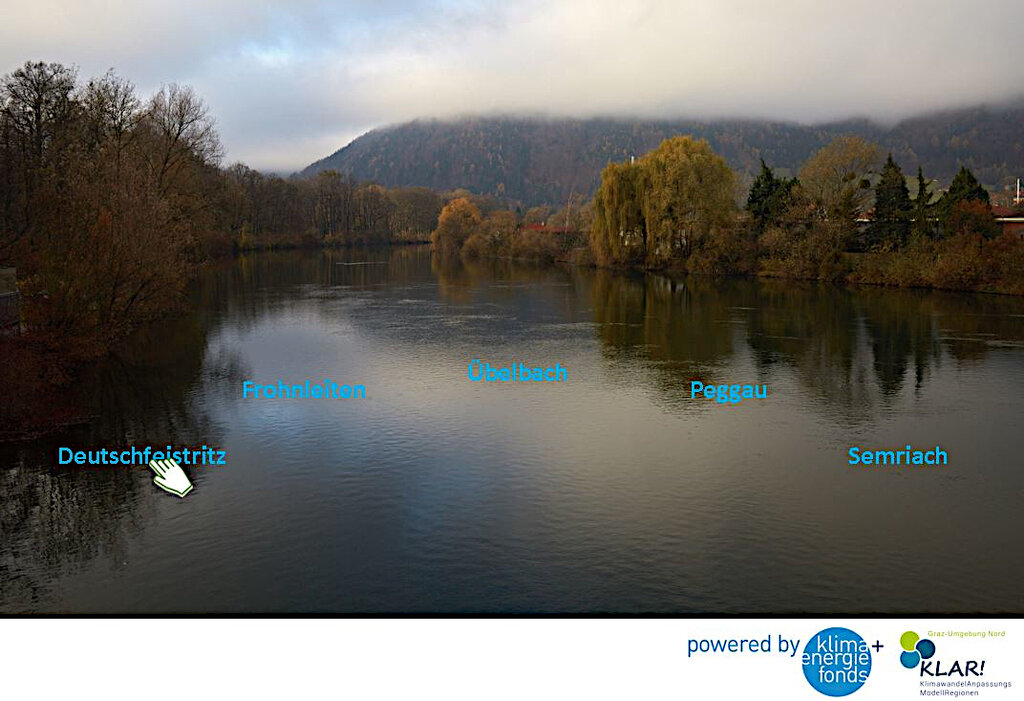 © KLAR! Graz-Umgebung Nord Oberflächenbild der virtuellen Wasserausstellung der KLAR Graz-Umgebung Nord