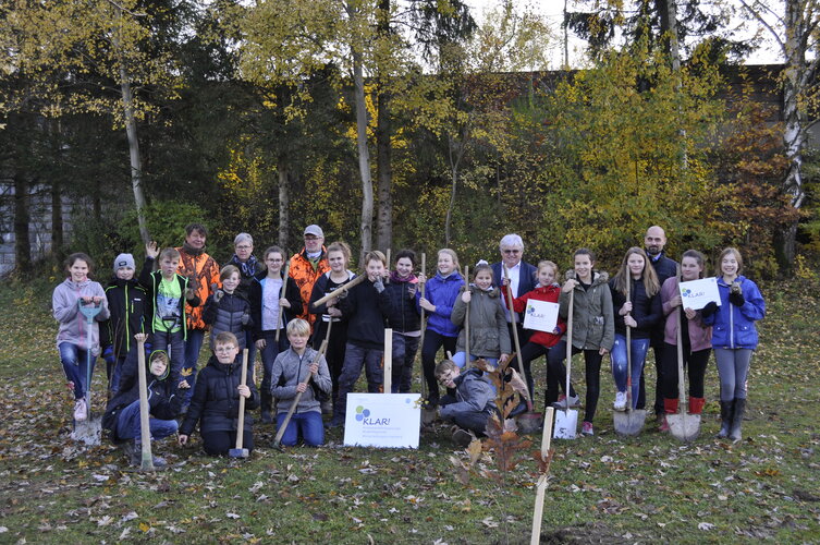 Herbstpflanzung Gruppenfoto
