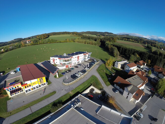 © Impulszentrum Vorau GmbH Zentrum in der Region von oben