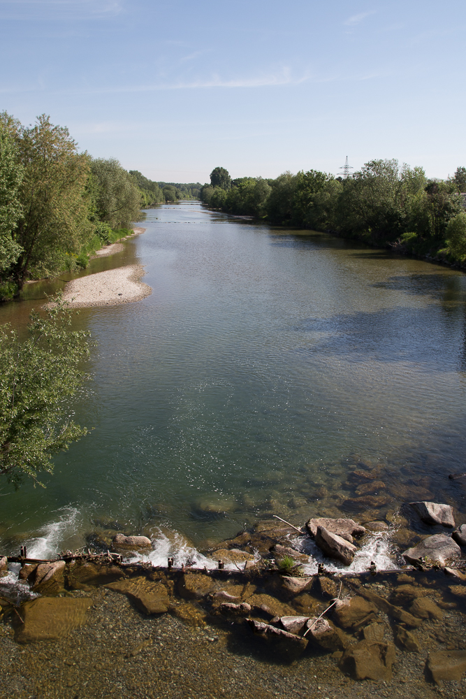 © Verena Saloukeh Die Traisen rinnt ihren Lauf gesäumt von Gehölzstreifen.